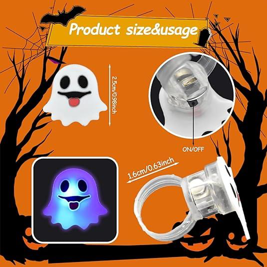 50 Piece LED Halloween Party Pack