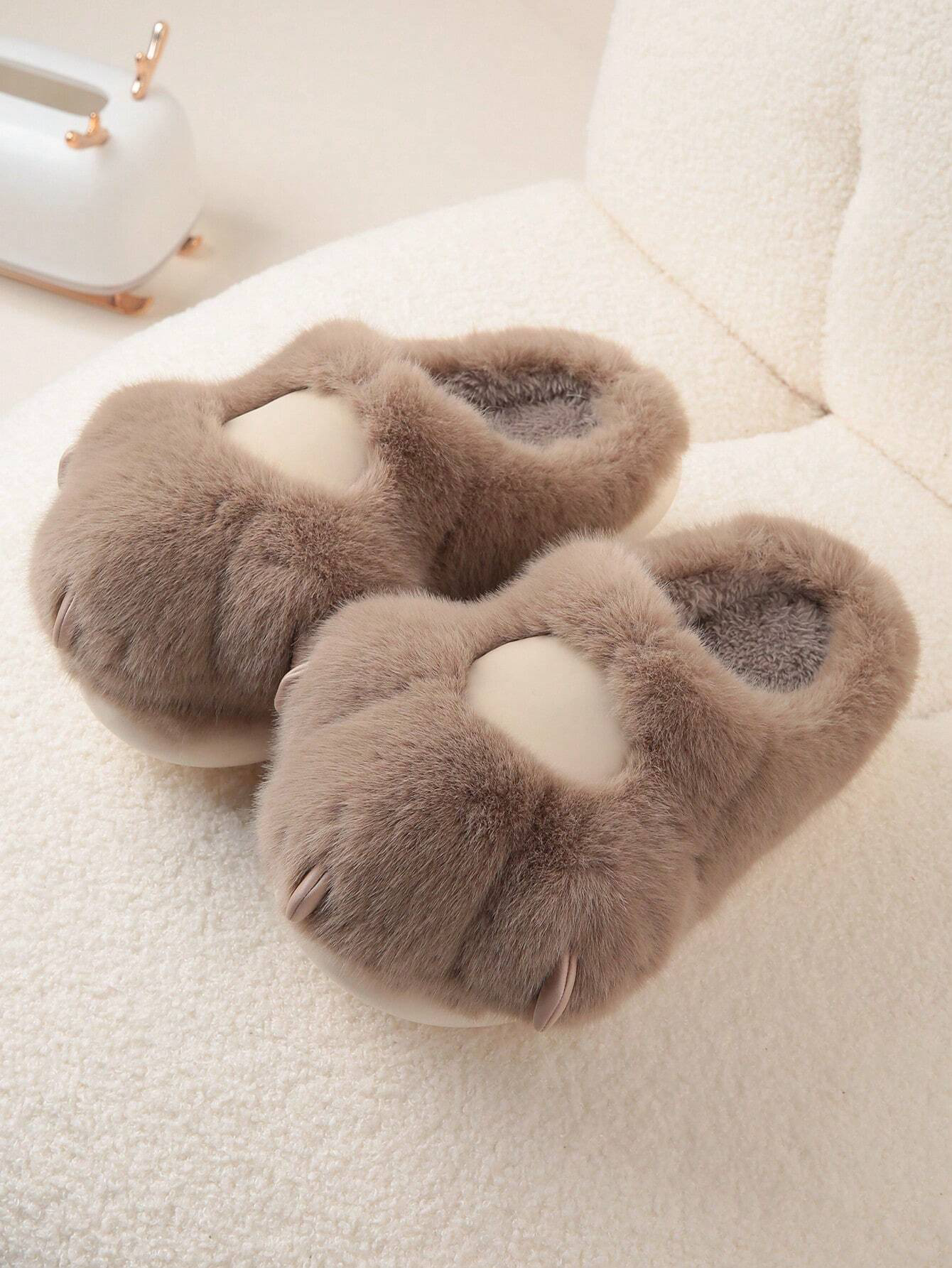 SnugSteps™ Plush Kitty Paw Slippers (Copy)
