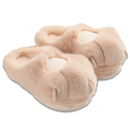 SnugSteps™ Plush Kitty Paw Slippers (Copy)