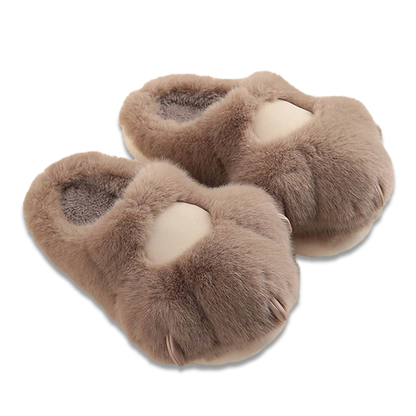 SnugSteps™ Plush Kitty Paw Slippers (Copy)