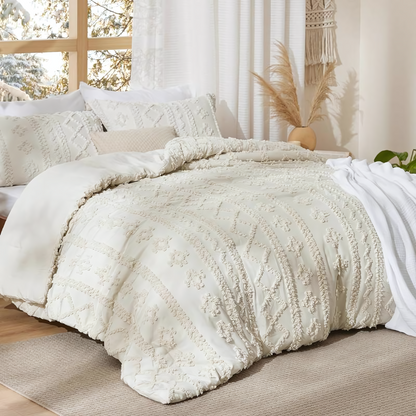 Tufted Boho Comforter Set