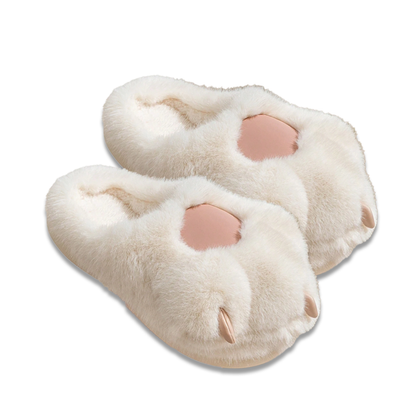 SnugSteps™ Plush Kitty Paw Slippers (Copy)